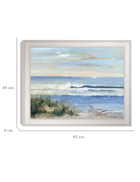 Cuadro decorativo Recolectores de playa de Sally Swatland técnica mixta Cuadros Jr