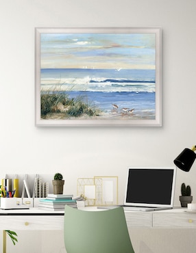 Cuadro decorativo Recolectores de playa de Sally Swatland técnica mixta Cuadros Jr