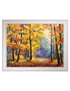 Cuadro decorativo Sendero de río en colores otoñales de DP Gallery técnica mixta Cuadros Jr