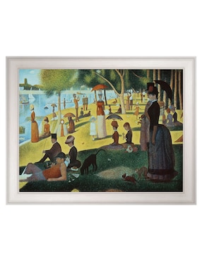 Cuadro decorativo Seurat – Tarde de domingo en la isla de Portfolio Arts Group técnica mixta Cuadros Jr