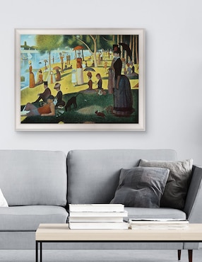 Cuadro decorativo Seurat – Tarde de domingo en la isla de Portfolio Arts Group técnica mixta Cuadros Jr