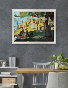 Cuadro decorativo Seurat – Tarde de domingo en la isla de Portfolio Arts Group técnica mixta Cuadros Jr