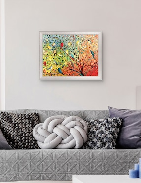 Cuadro decorativo 27 aves de Jennifer Lommers técnica mixta Cuadros Jr
