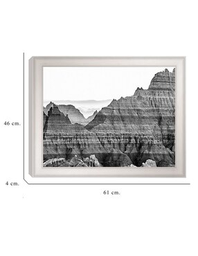 Cuadro decorativo Capas de tierras áridas de Andy Crawford técnica mixta Cuadros Jr