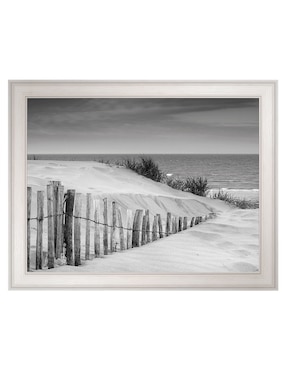 Cuadro decorativo Dunas en blanco y negro suave de DP Gallery técnica mixta Cuadros Jr