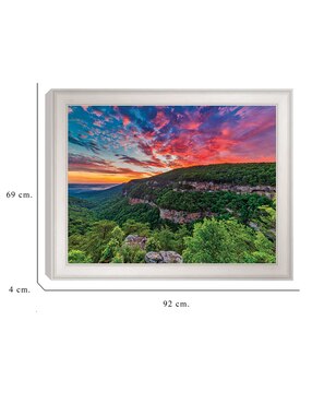 Cuadro decorativo Amanecer en Cloudland Canyon de Andy Crawford técnica mixta Cuadros Jr