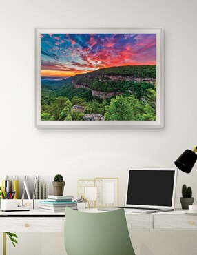 Cuadro decorativo Amanecer en Cloudland Canyon de Andy Crawford técnica mixta Cuadros Jr
