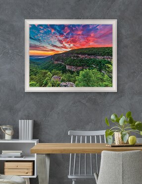 Cuadro decorativo Amanecer en Cloudland Canyon de Andy Crawford técnica mixta Cuadros Jr