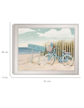 Cuadro decorativo Bicicleta playera II (recorte) de James Wiens técnica mixta Cuadros Jr