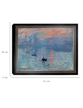 Cuadro decorativo Monet – Impresión: sol naciente de Portfolio Arts Group técnica mixta Cuadros Jr