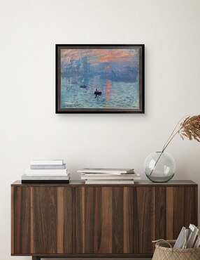 Cuadro decorativo Monet – Impresión: sol naciente de Portfolio Arts Group técnica mixta Cuadros Jr