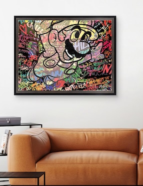 Cuadro decorativo Graffiti de Mario caricatura de The Pop Art Factory técnica mixta Cuadros Jr