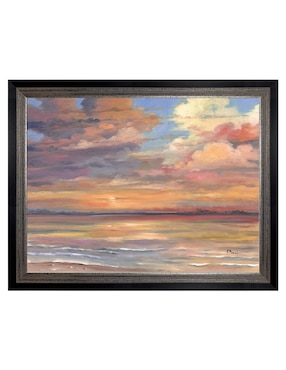 Cuadro decorativo Atardecer en Isla Coral de Paul Brent técnica mixta Cuadros Jr