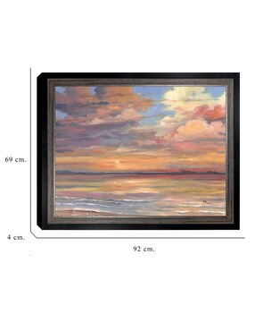 Cuadro decorativo Atardecer en Isla Coral de Paul Brent técnica mixta Cuadros Jr