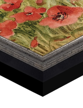 Cuadro decorativo Paisaje toscano de amapolas de Susan Winget técnica mixta Cuadros Jr