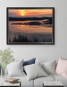 Cuadro decorativo Amanecer en Big Bend Florida de Andy Crawford técnica mixta Cuadros Jr