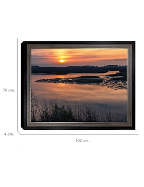 Cuadro decorativo Amanecer en Big Bend Florida de Andy Crawford técnica mixta Cuadros Jr