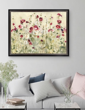 Cuadro decorativo Fila de malvas frías de Cheri Blum técnica mixta Cuadros Jr