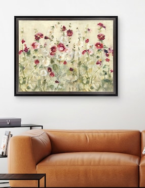 Cuadro decorativo Fila de malvas frías de Cheri Blum técnica mixta Cuadros Jr