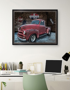 Cuadro decorativo Camioneta Chevrolet 1954 de Lori Hutchison técnica mixta Cuadros Jr