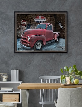Cuadro decorativo Camioneta Chevrolet 1954 de Lori Hutchison técnica mixta Cuadros Jr