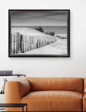 Cuadro decorativo Dunas en blanco y negro suave de DP Gallery técnica mixta Cuadros Jr