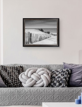Cuadro decorativo Dunas en blanco y negro suave de DP Gallery técnica mixta Cuadros Jr