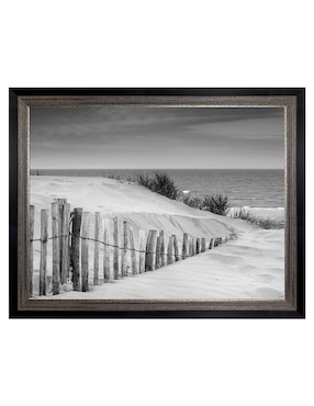 Cuadro decorativo Dunas en blanco y negro suave de DP Gallery técnica mixta Cuadros Jr
