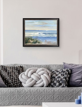 Cuadro decorativo Recolectores de playa de Sally Swatland técnica mixta Cuadros Jr