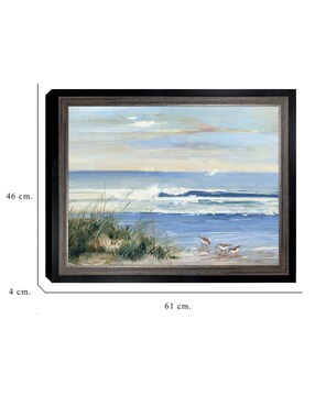Cuadro decorativo Recolectores de playa de Sally Swatland técnica mixta Cuadros Jr