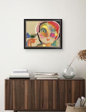 Cuadro decorativo El hablador de Wyanne técnica mixta Cuadros Jr