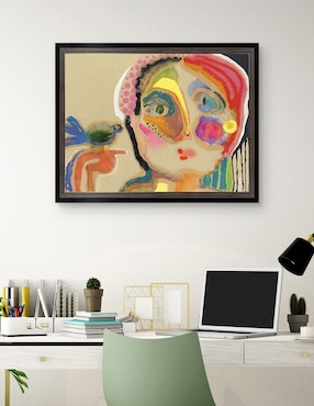 Cuadro decorativo El hablador de Wyanne técnica mixta Cuadros Jr