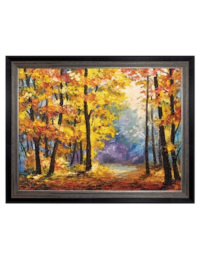 Cuadro decorativo Sendero de río en colores otoñales de DP Gallery técnica mixta Cuadros Jr