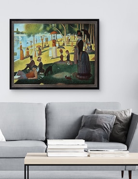 Cuadro decorativo Seurat – Tarde de domingo en la isla de Portfolio Arts Group técnica mixta Cuadros Jr