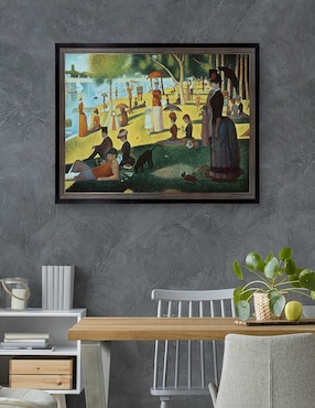 Cuadro decorativo Seurat – Tarde de domingo en la isla de Portfolio Arts Group técnica mixta Cuadros Jr