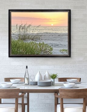 Cuadro decorativo Atardecer calmante de Mary Lou Johnson técnica mixta Cuadros Jr