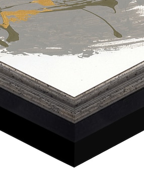 Cuadro decorativo Negro y dorado 1 de Dan Houston técnica mixta Cuadros Jr