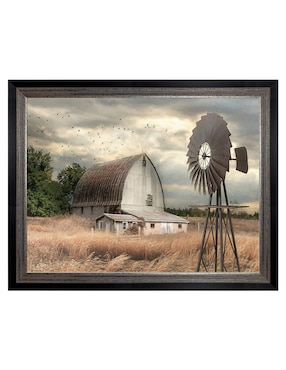 Cuadro decorativo Granja de la bahía Henderson de Lori Deiter técnica mixta Cuadros Jr