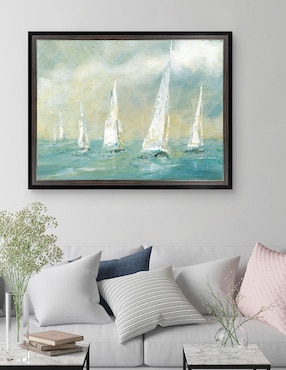 Cuadro decorativo Brisa marina de Carol Robinson técnica mixta Cuadros Jr