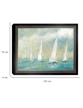 Cuadro decorativo Brisa marina de Carol Robinson técnica mixta Cuadros Jr