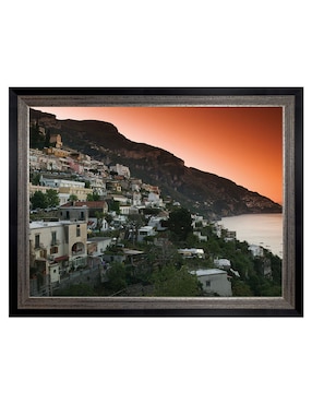 Cuadro decorativo Pueblo en la ladera de Campania de Panoramic Images técnica mixta Cuadros Jr