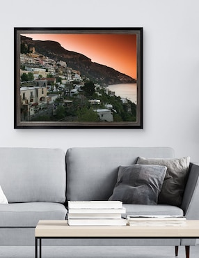 Cuadro decorativo Pueblo en la ladera de Campania de Panoramic Images técnica mixta Cuadros Jr