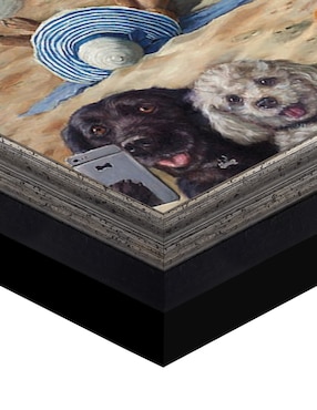 Cuadro decorativo Playa de perros de Lucia Heffernan técnica mixta Cuadros Jr