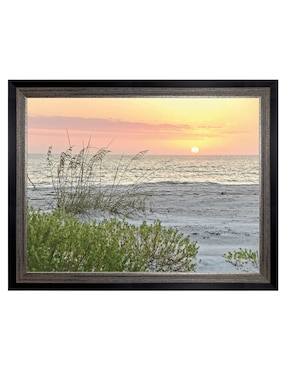 Cuadro decorativo Atardecer calmante de Mary Lou Johnson técnica mixta Cuadros Jr