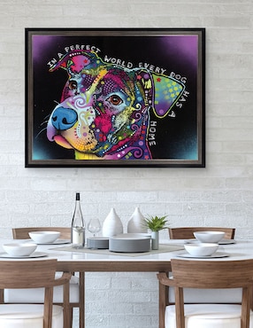 Cuadro decorativo En un mundo perfecto de Dean Russo técnica mixta Cuadros Jr