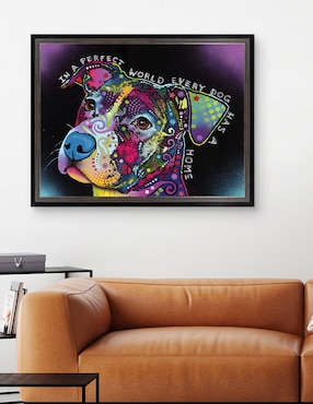 Cuadro decorativo En un mundo perfecto de Dean Russo técnica mixta Cuadros Jr
