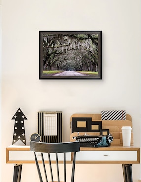Cuadro decorativo Callejón Wormsloe de Andy Crawford técnica mixta Cuadros Jr