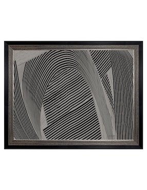 Cuadro decorativo Tejido gris I de Mike Schick técnica mixta Cuadros Jr