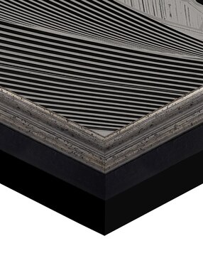 Cuadro decorativo Tejido gris I de Mike Schick técnica mixta Cuadros Jr