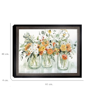Cuadro decorativo Tres bellezas de Carol Robinson técnica mixta Cuadros Jr